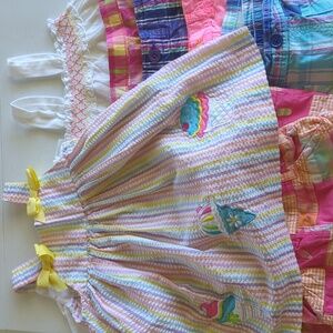 Girls Summer 2T Lot Dress Shorts Capris